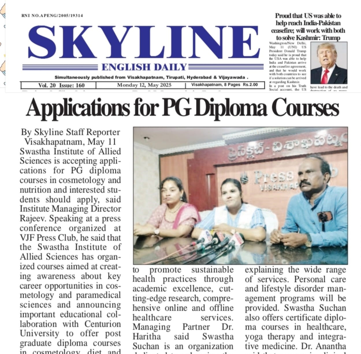 Skyline Newspaper Coverage